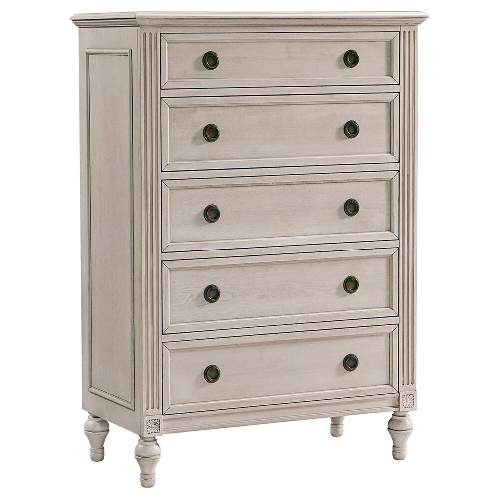 Eastern Shore Viola 5 Soft Close Drawer Chest in Lace, , large