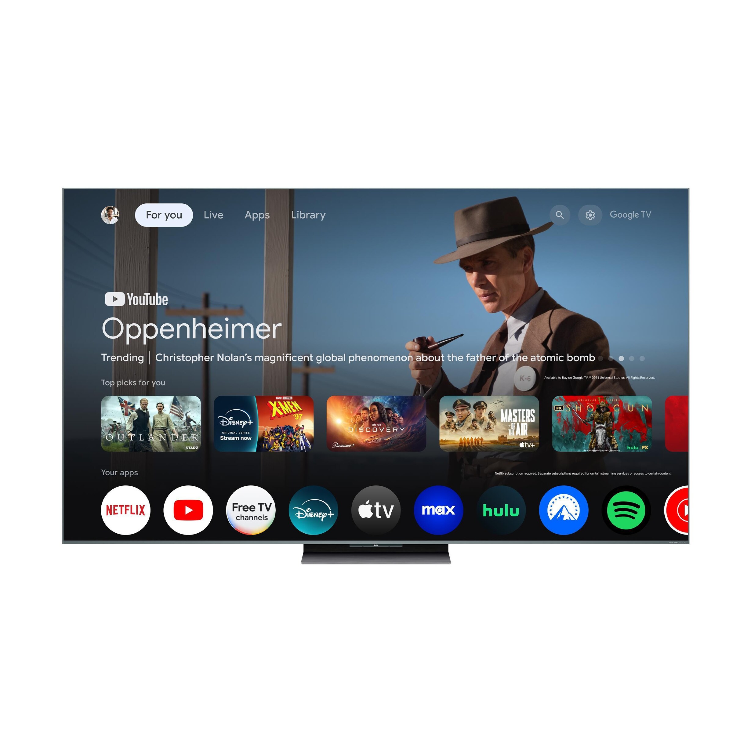 TCL 75" Q Series 4K UHD HDR QD-Mini LED Smart TV - Thumbnail 5