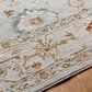 Surya Reina REN-2307 Light Gray, Cream, Denim, Rust, Mustard and Olive 7"10" x 10"2" Area Rug, , large