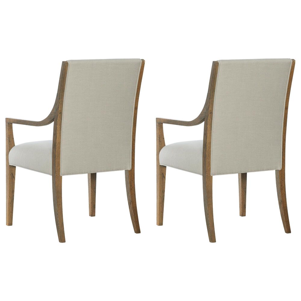 Hooker Furniture Chapman Upholstered Arm Chair in Beige &#40;Set of 2&#41;, , large