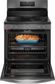 Frigidaire Gallery 30" Rear Control Electric Range with Total Convection in Black Stainless Steel, , large