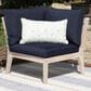 Linon Home Decor Teagon Patio Corner Chair in Navy, , large