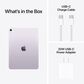 Apple 11-Inch iPad Air M4 Chip Wi-Fi 512GB in Purple (Latest Model), , large