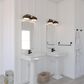 Vaxcel Belmont 2-Light Bathroom Vanity in Matte Black and Satin Brass, , large