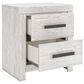 Ashley Cayboni 4 Piece Queen Bedroom Set in Whitewash Paint, , large