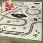 Balta Rugs Train Town 3"11" x 5"7" Cream Kids Area Rug, , large