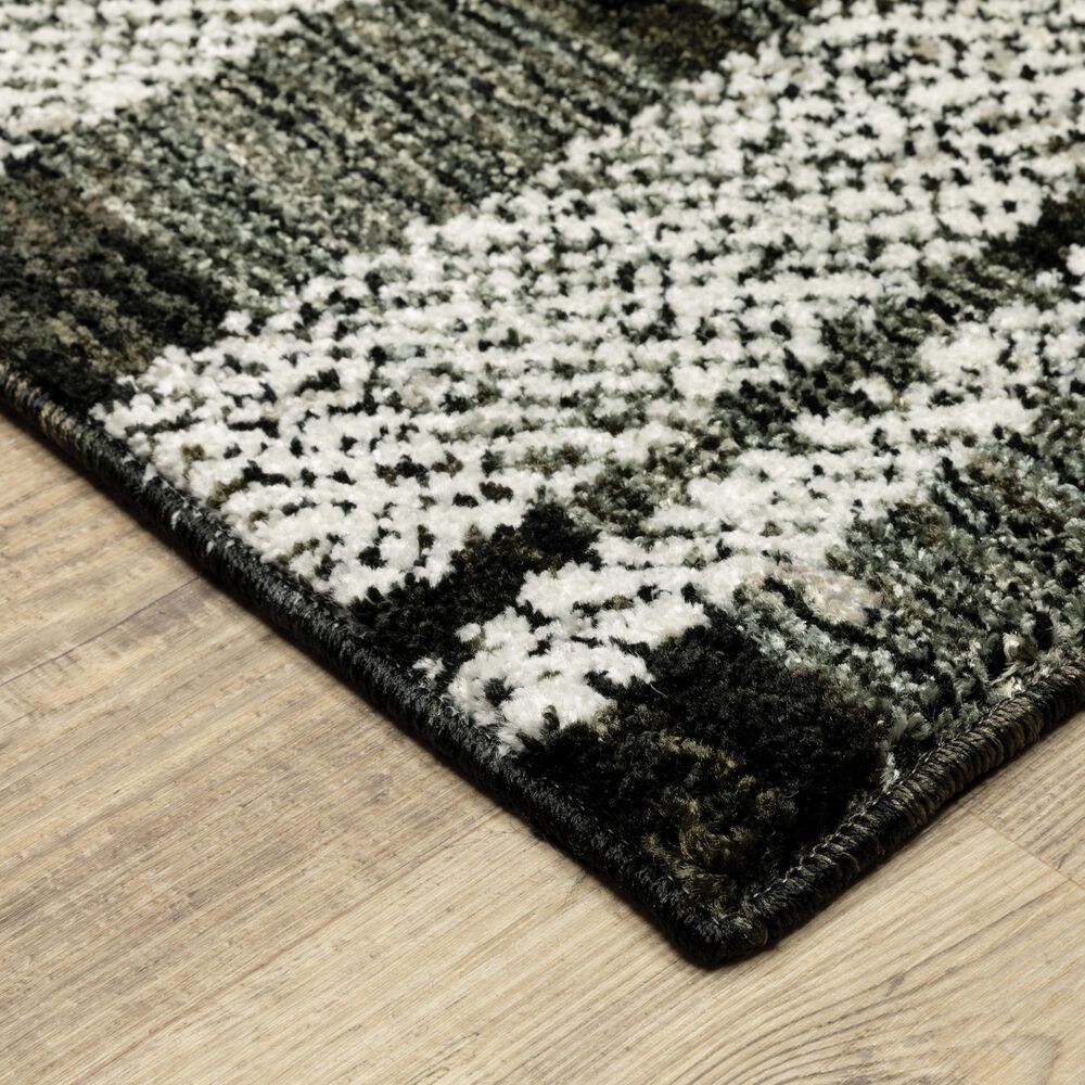 Oriental Weavers Atlas Black 2&#39;6&quot; x 12&#39; Runner, , large