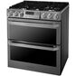 LG SIGNATURE Dual Fuel Double Oven Range in Textured Steel, , large