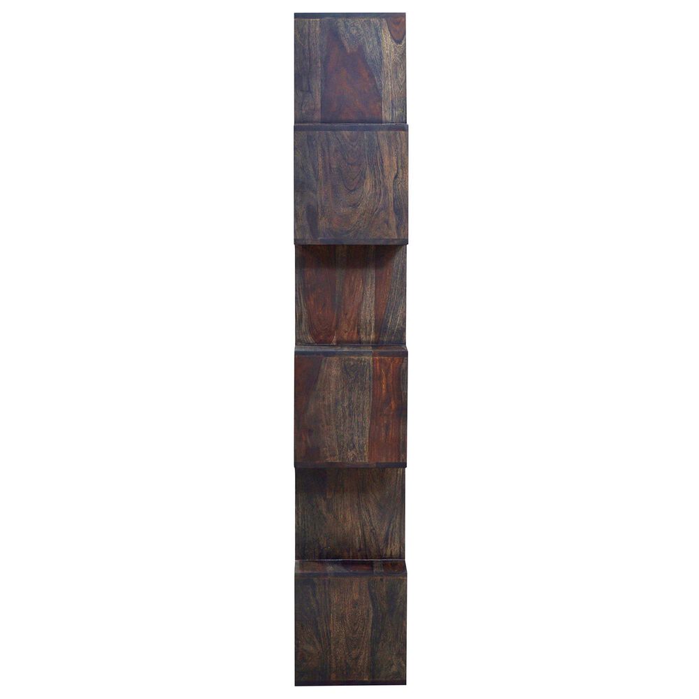Porter Design Fall River 6-Tier Bookcase in Black Walnut, , large