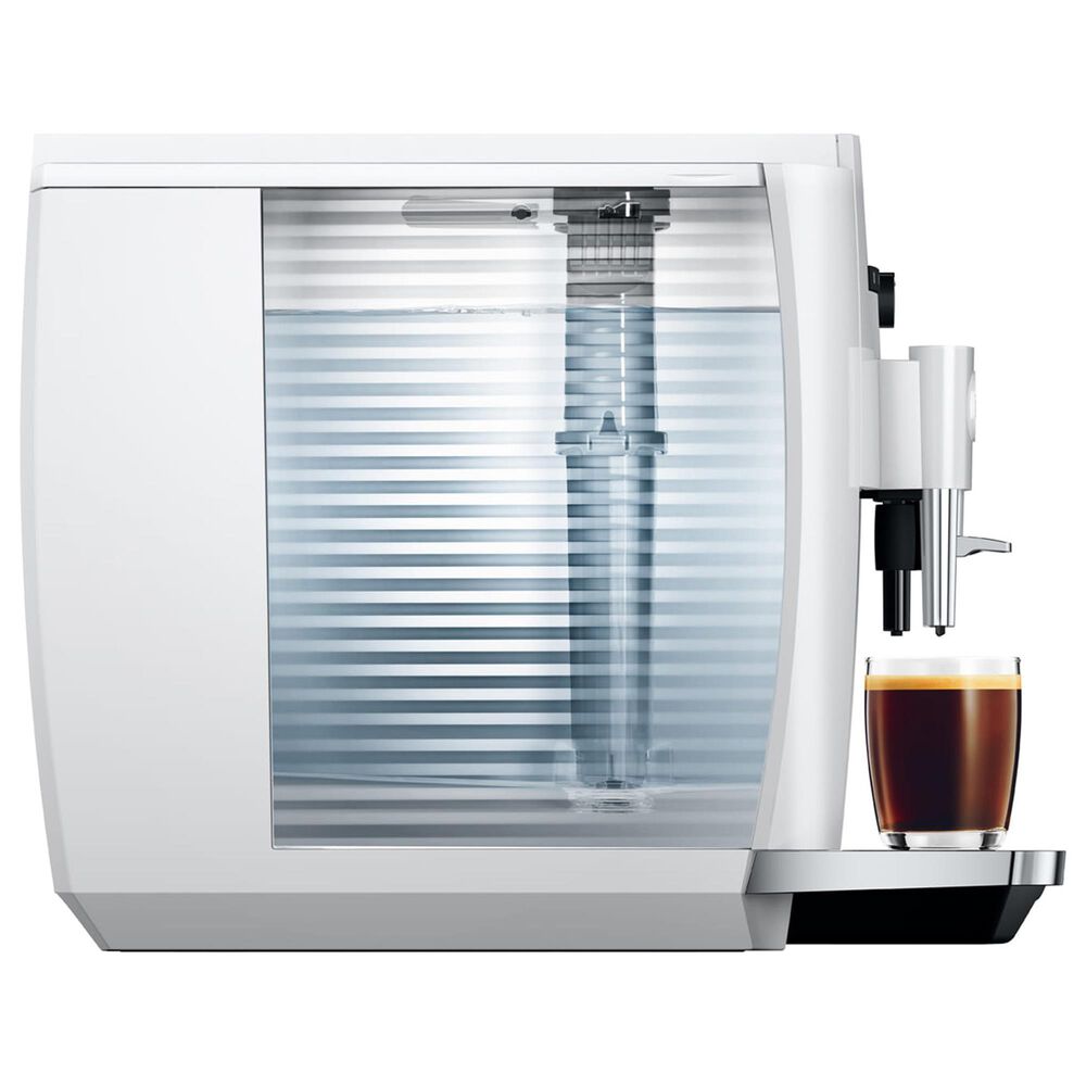 Jura E4 64 Oz Automatic Coffee Machine in Piano White, , large