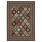 Oriental Weavers Lilihan Ornamental 3"3" x 5" Navy Area Rug, , large