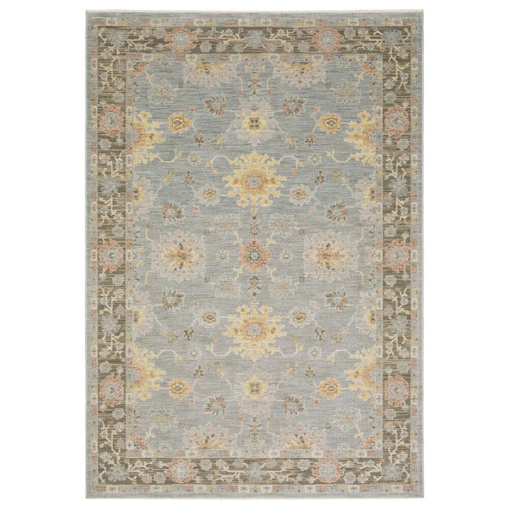 Oriental Weavers Keaton Blue and Multicolor 2"3" x 7"6" Runner, , large