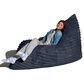 Jaxx Saxx 5.5" Bean Bag Floor Pillow and Lounger in Midnight Blue, , large