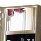 GigaCloud Swivel Jewelry Cabinet with Full Length Mirror and Locking Mechanism in Brown, , large