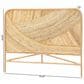 Baxton Studio Delphi Queen Panel Headboard in Natural Brown, , large