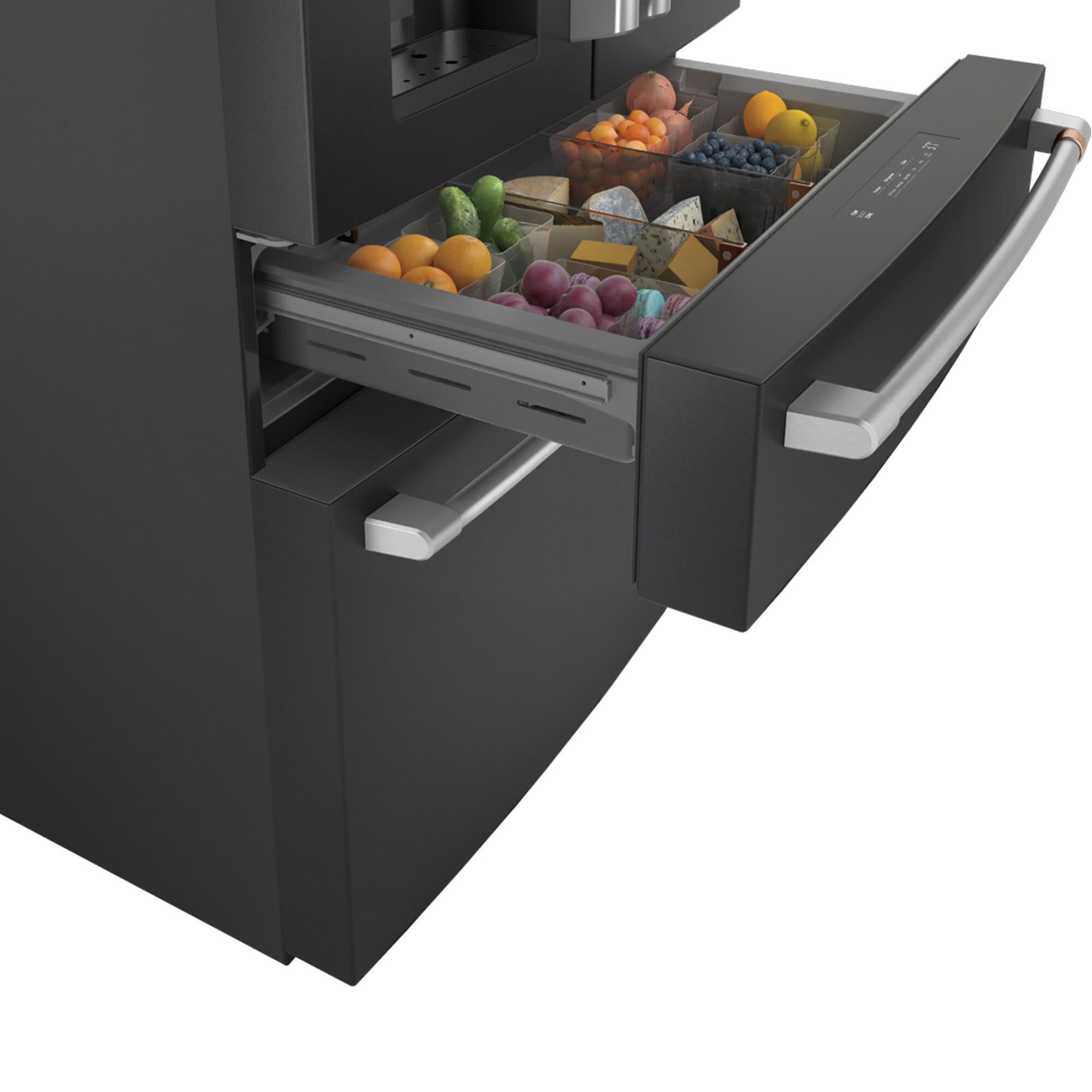Cafe 27.8 Cu. Ft. Capacity 4-Door Smart French Door Refrigerator
