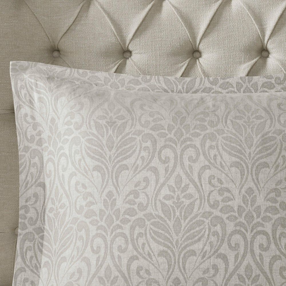 Hampton Park Bernini 3-Piece Full/Queen Duvet Set in Grey, , large