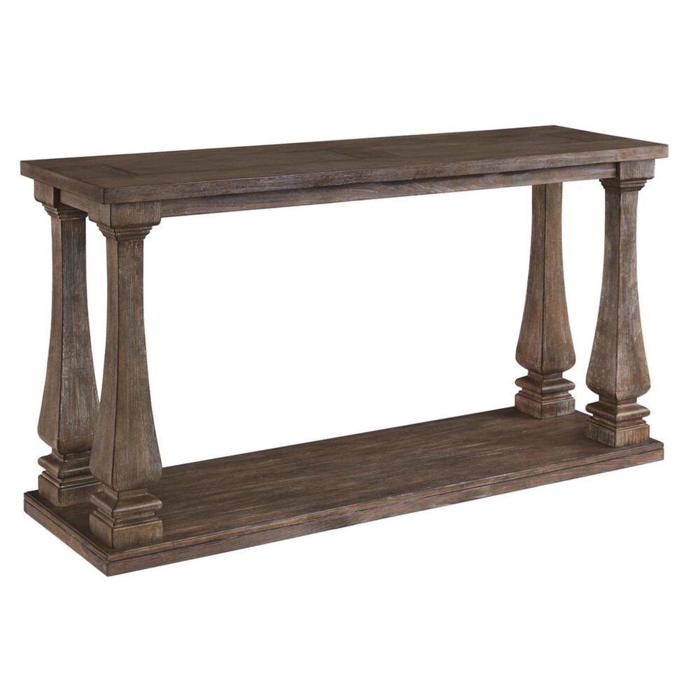Signature Design by Ashley Johnelle Sofa Table in Weathered Gray, , large