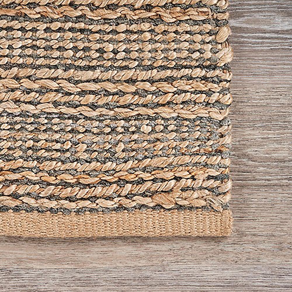 L&amp;R Resources Natural Fiber 7&#39;9&quot; x 9&#39;9&quot; Gray Area Rug, , large