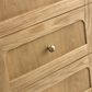 James Martin Vanities Laurent 72" Double Bathroom Vanity in Light Natural Oak with Single Hole 3 cm White Zeus Quartz Top and Rectangular Sinks, , large