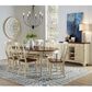 A-America British Isles Table in Buttermilk and Merlot with 2-12" Leaves, , large