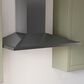 Zephyr Anzio 30" Wall Mount Chimney Range Hood in Black Stainless Steel, , large