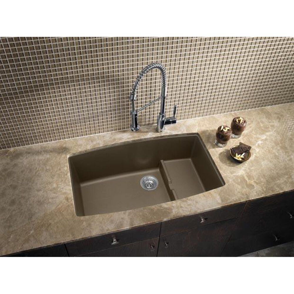 Blanco Performa 32&quot; Cascade Kitchen Sink with Colander in Cafe, , large