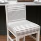 Linon Home Decor Regina Counter Stool with Light Grey Cushion in White (Set of 2), , large