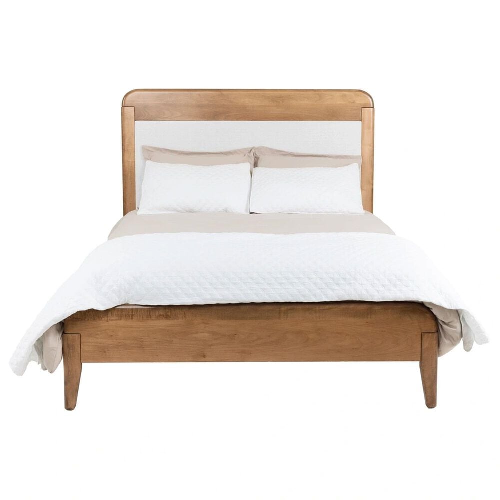 Archbold Furniture Warren 3-Piece Queen Platform Bedroom Set with Two Nightstands in Harvest, , large