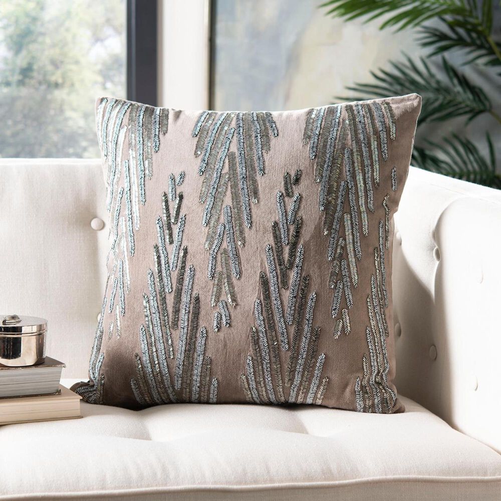 Safavieh Kalea 20"x20" Pillow in Multi/Beaded, , large