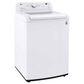LG 4.5 Cu. Ft. Top Load Washer and 7.3 Cu. Ft. Electric Dryer Laundry Pair in White, , large