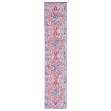 Safavieh Serapi SEP518J 2" x 9" Light Blue and Red Runner, , large