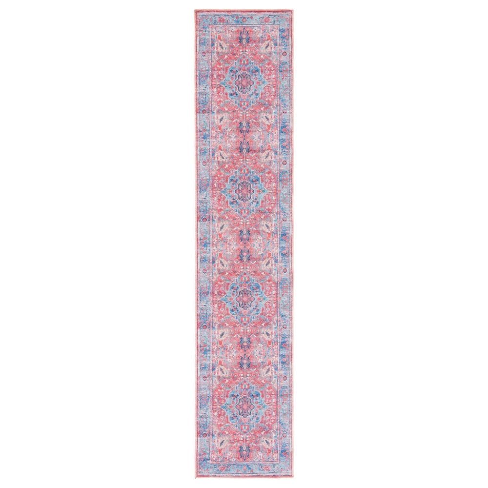 Safavieh Serapi SEP518J 2" x 9" Light Blue and Red Runner, , large
