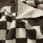 Sunday Citizen Checkerboard Throw in Mocha and Sahara Tan, , large