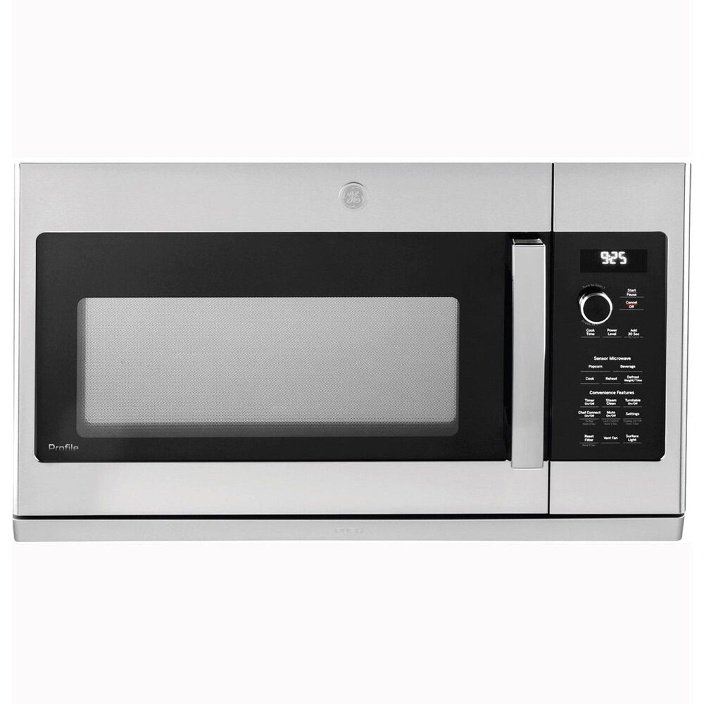 GE Profile 2.2 Cu. Ft. Over-the-Range Sensor Microwave Oven in Stainless Steel, , large
