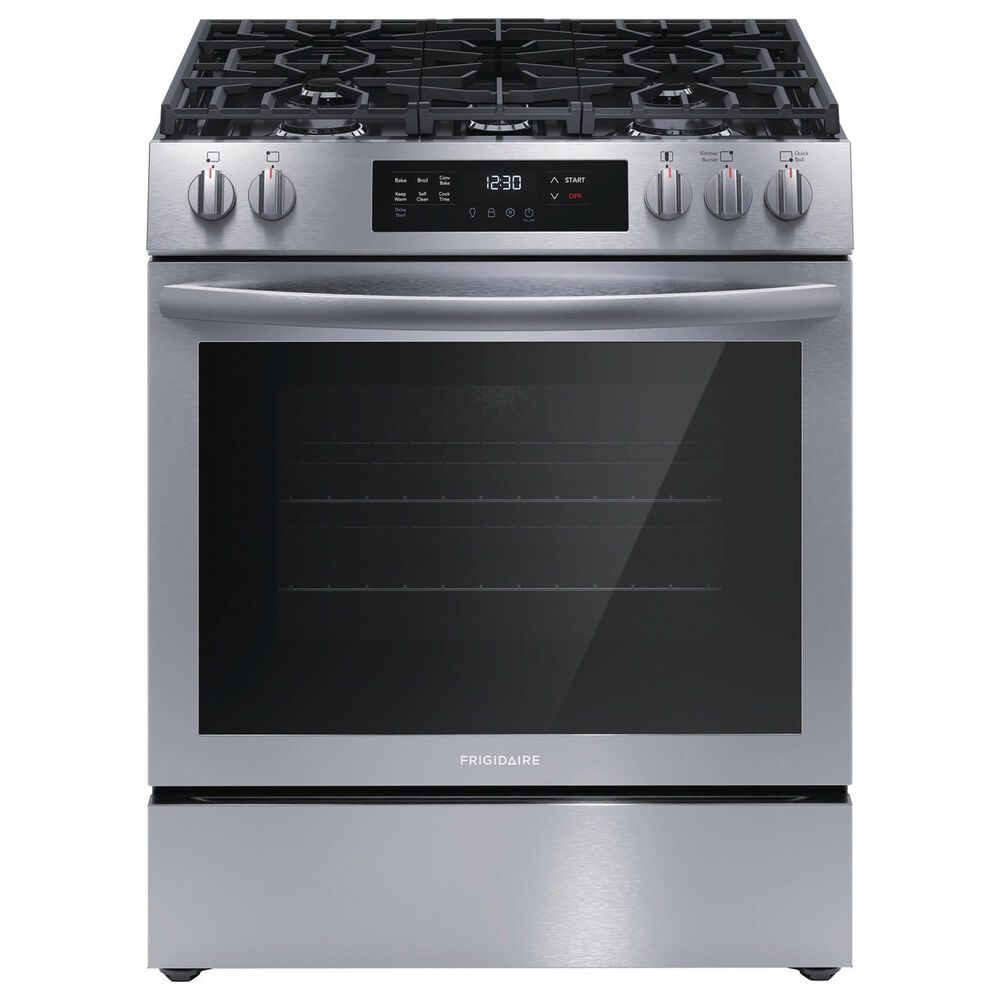 Frigidaire 2-Piece Kitchen Package with 30&quot; Gas Range and 1.8 Cu. Ft. Over-the-Range Microwave in Stainless Steel, , large