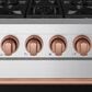 Thor Kitchen Gordon Ramsay 4.6 Cu. Ft. Professional Gas Range with Rose Gold Handle Kit in Stainless Steel, , large