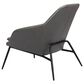 Zuo Modern Manuel Accent Chair in Gray Faux Leather, , large