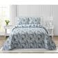Duke Imports Virah Bella Jacquard 3-Piece Full/Queen Quilt Set in Slate Tropics, , large