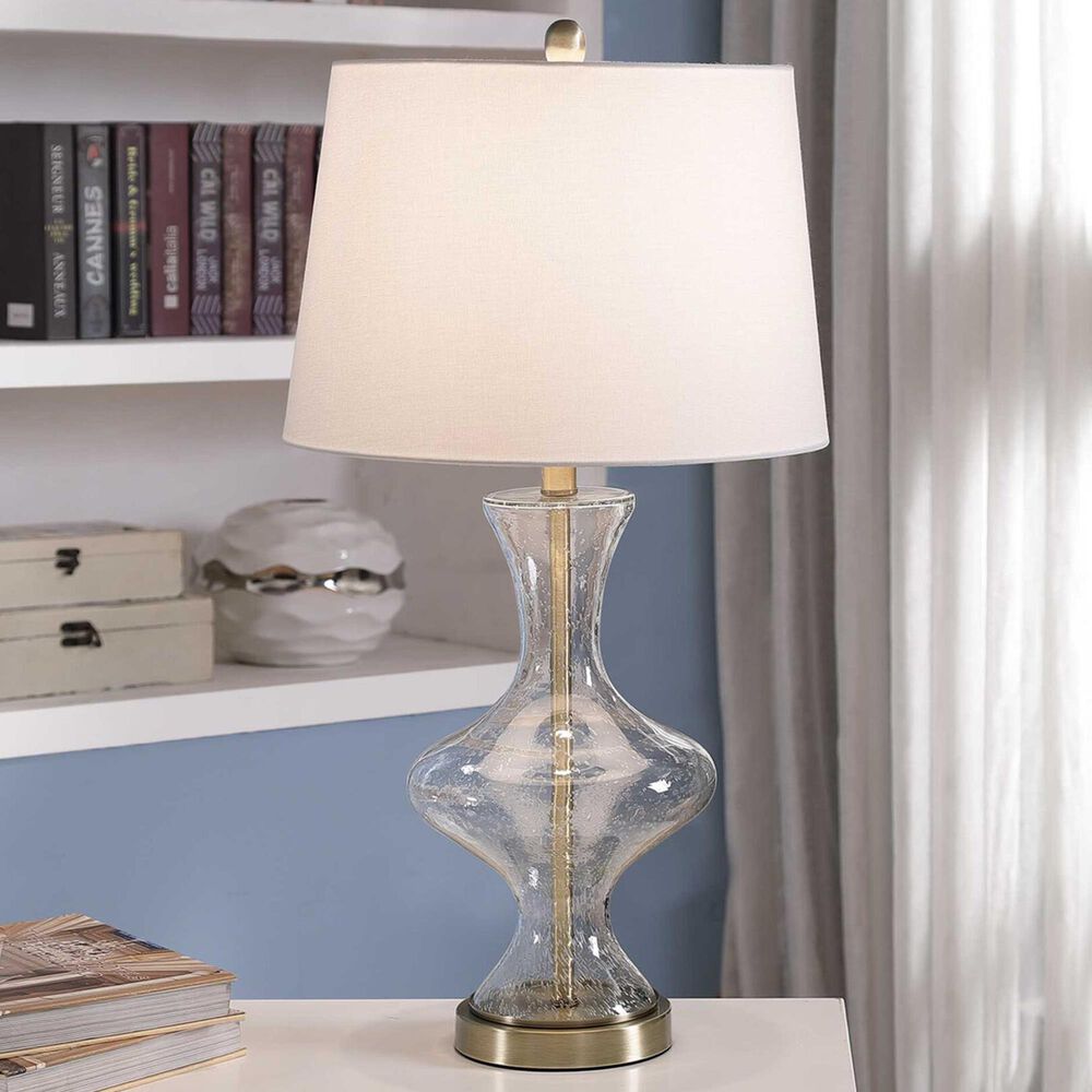 Flair Industries Table Lamp in Gold Nebraska Furniture Mart