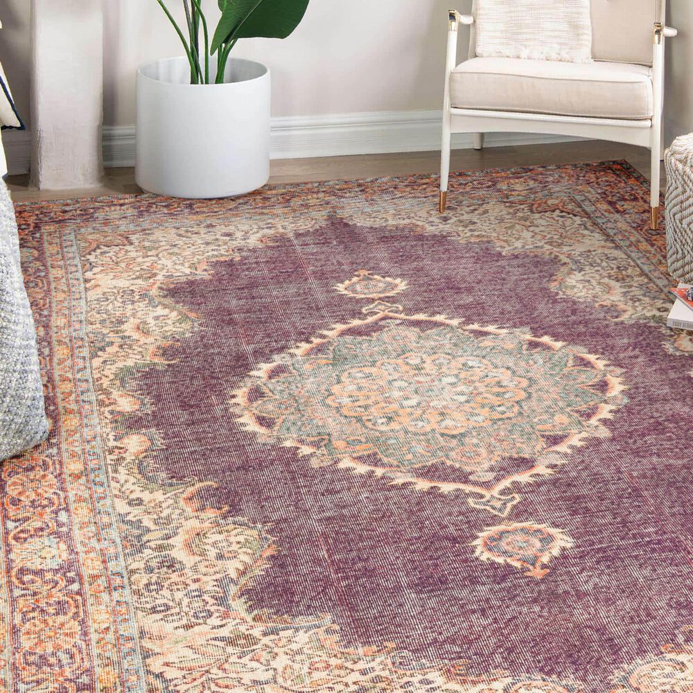 Dalyn Rug Company Kars 10&#39; x 13&#39; Eggplant Area Rug, , large