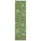Dalyn Rug Company Wonderland WN31 2"3" x 7"6" Green Indoor/Outdoor Runner, , large