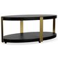 Riverside Furniture Mill River Cocktail Table in Black Onyx and Bronze, , large
