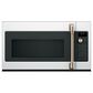 Cafe 2-Piece Kitchen Package with 30" Slide-In Range and 1.7 Cu. Ft. Microwave Oven in Matte White, , large