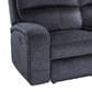 Steve Silver Lovell Power Console Loveseat in Charcoal, , large