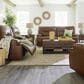 Ashley Francesca Power Reclining Loveseat with Console in Auburn, , large