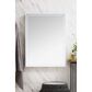 James Martin Vanities Tampa 23.6" Rectangular LED Mirror in Glossy White, , large