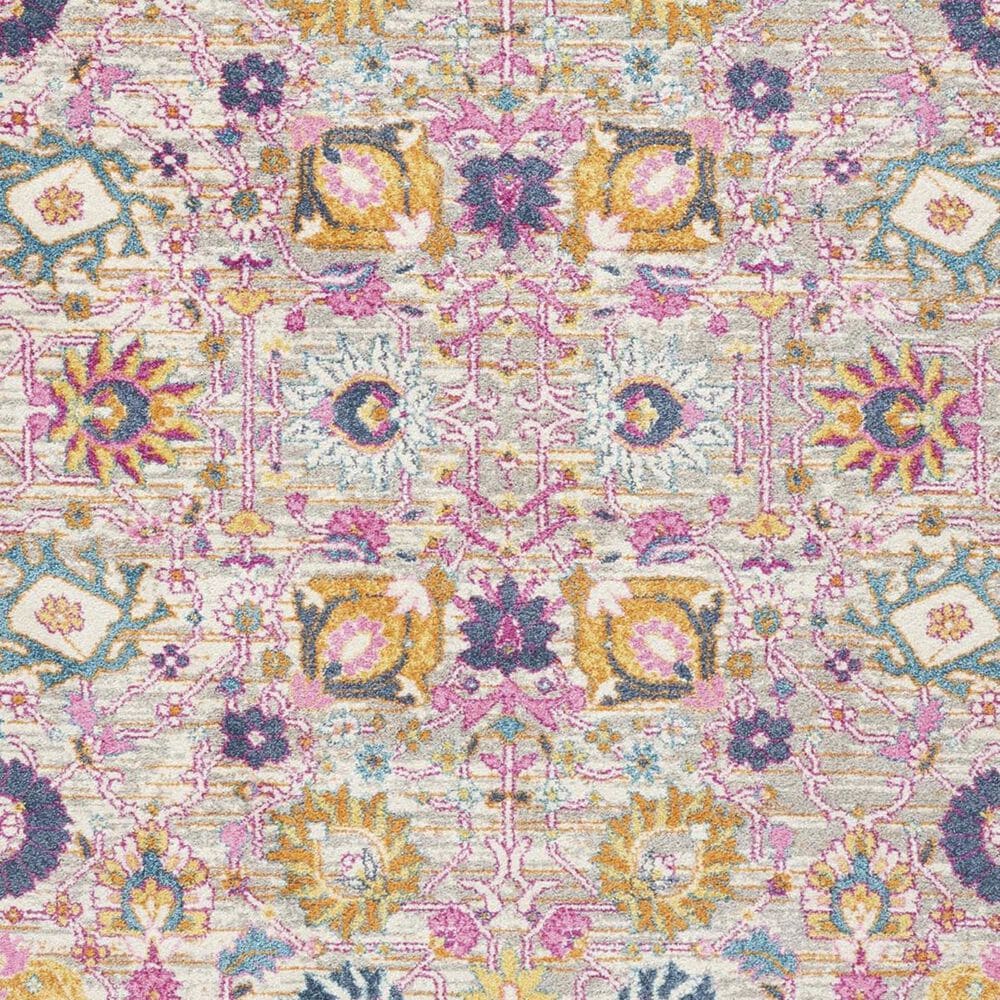 Nourison Passion PSN01 5&#39;3&quot; x 7&#39;3&quot; Silver Area Rug, , large