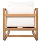 Hearth and Haven 2-Piece Patio Chat Set with Cross-Stretcher Base in Beige, , large