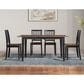 Steve Silver Joplin Dining Table in Walnut and Ebony - Table Only, , large